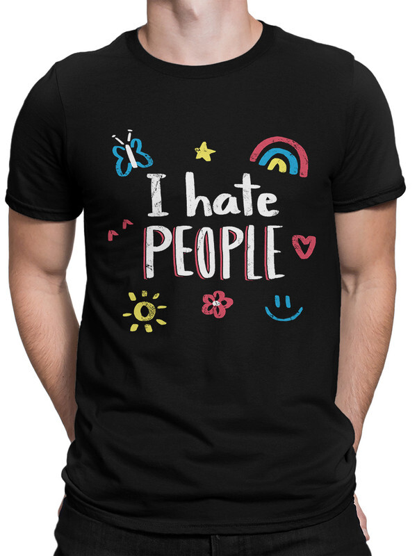 

Футболка мужская Dream Shirts I Hate People черная 2XL, I Hate People