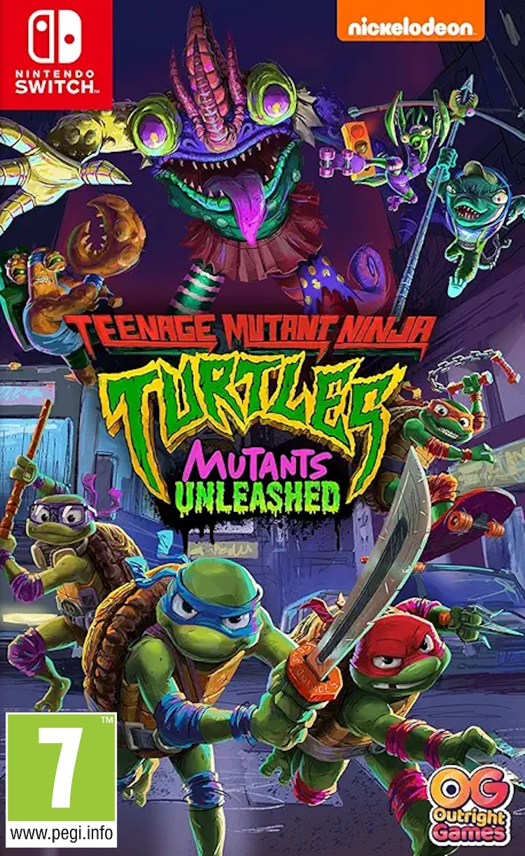 Игра TMNT Teenage Mutant Ninja Turtles Nintendo Switch на иностранном языке 6690₽