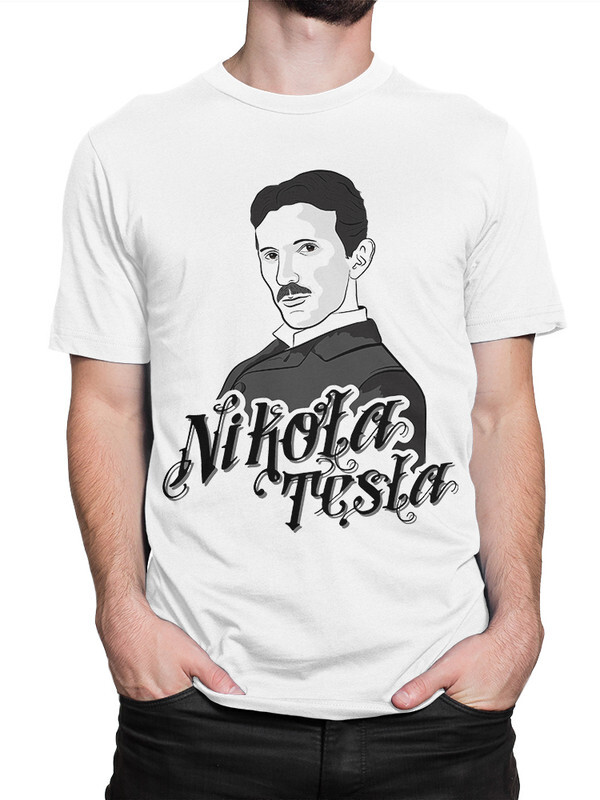 

Футболка мужская Dream Shirts Никола Тесла белая XS, Никола Тесла