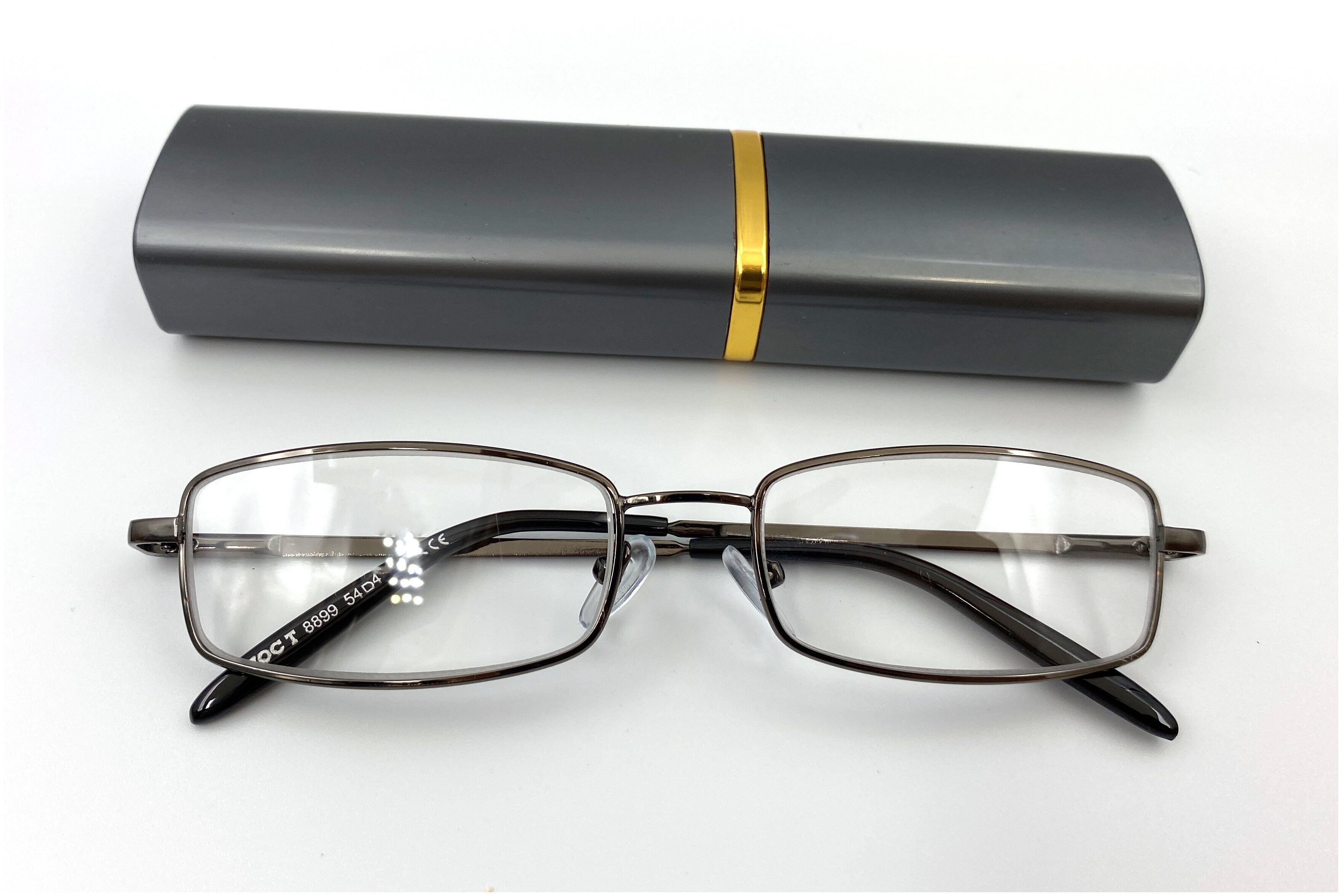 Готовые очки MOCT для зрения с футляром +1,25, серые