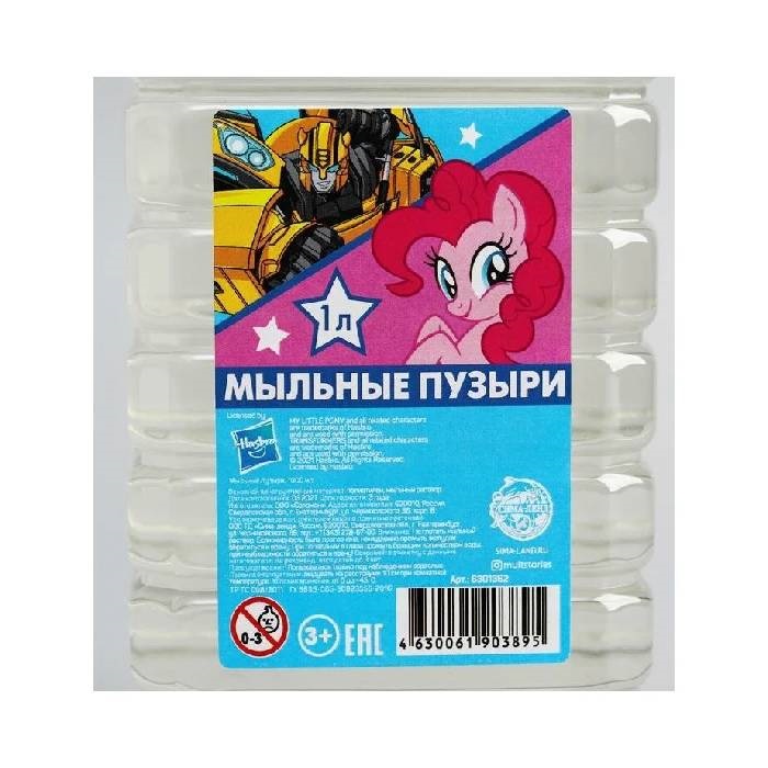 

Мыльные пузыри Hasbro Little Pony, 1000 мл 6301362