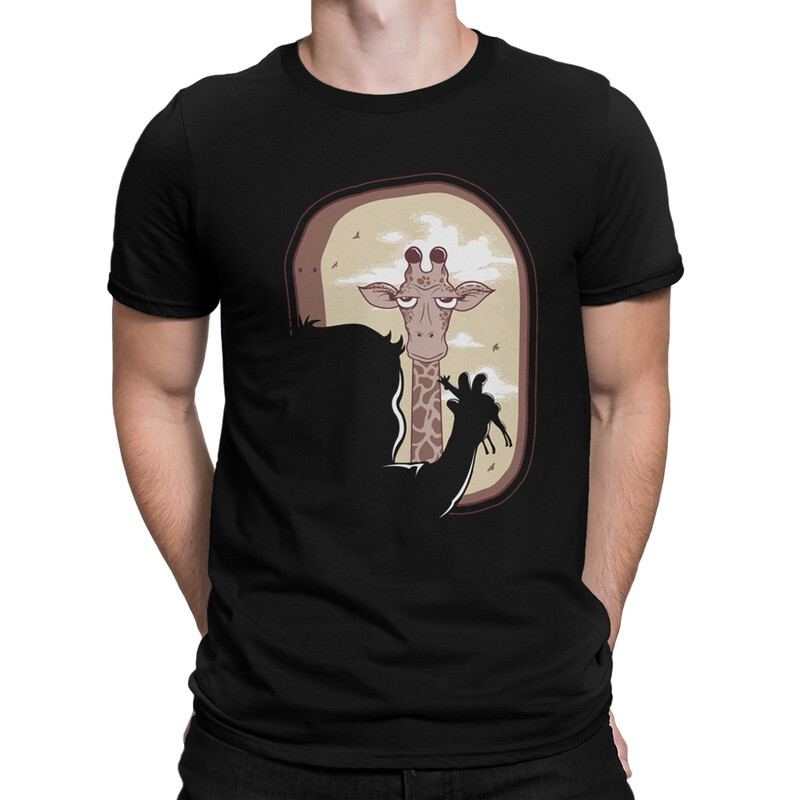 

Футболка мужская Dream Shirts Жираф за окном 9899249222 черная XS, Жираф за окном 9899249222