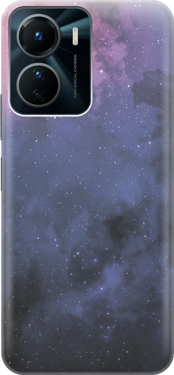 

Силиконовый чехол на Vivo Y16 с принтом "Звездное зарево", Голубой;синий, 157750