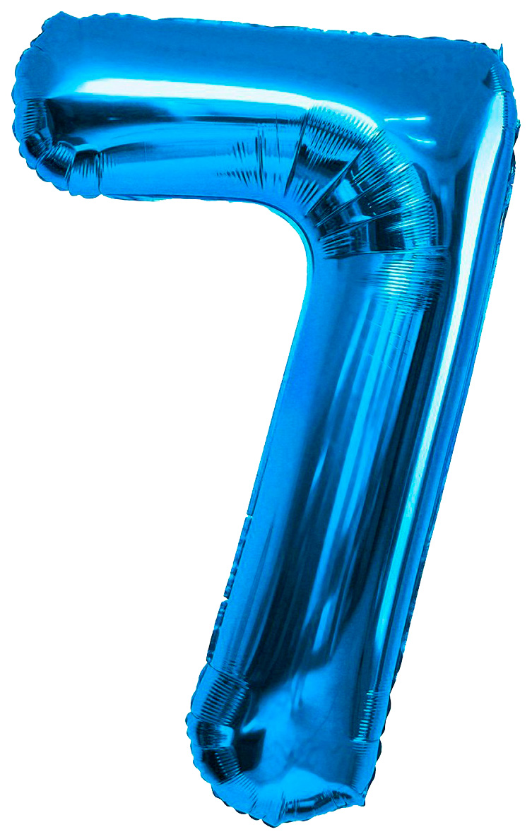 

Шар фольгированный 32", цифра 7, индивидуальная упаковка, цвет голубой