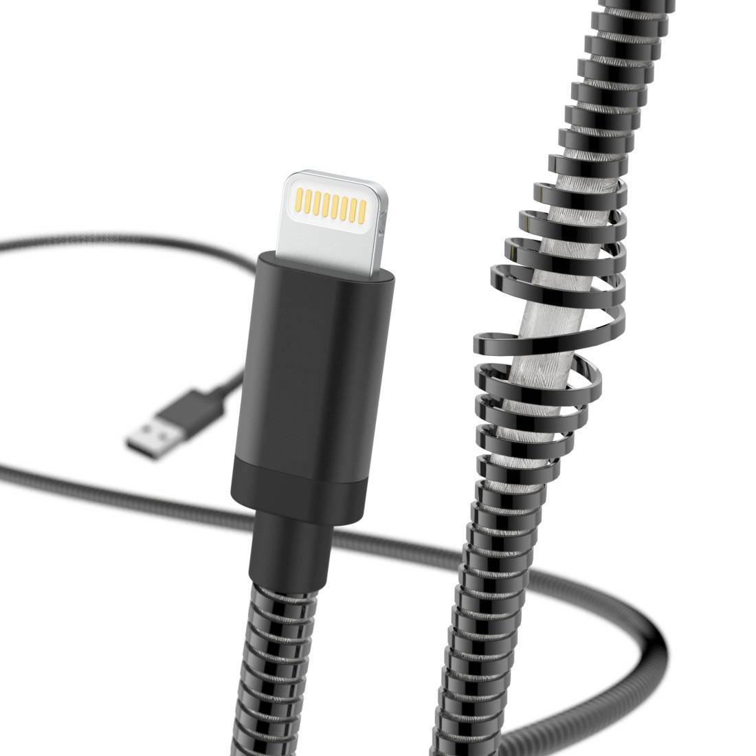 фото Кабель hama 1,5 м lightning usb 2.0 black (00183339)