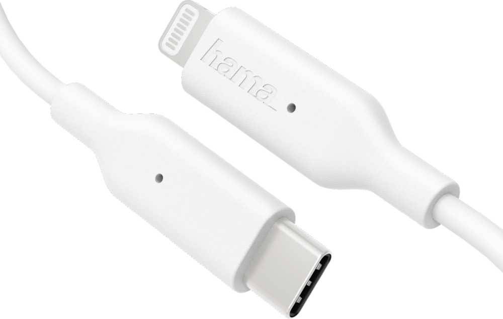 Кабель Hama Mfi 1 м Lightning USB Type-C White (00183295)