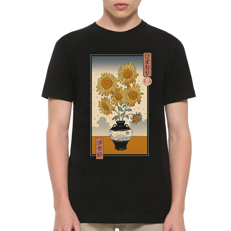 

Футболка мужская Dream Shirts Подсолнухи Ван Гога 9899253222 черная 2XL, Подсолнухи Ван Гога 9899253222