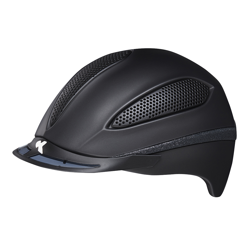 Шлем для верховой езды KED Paso, black matt dark shine, M