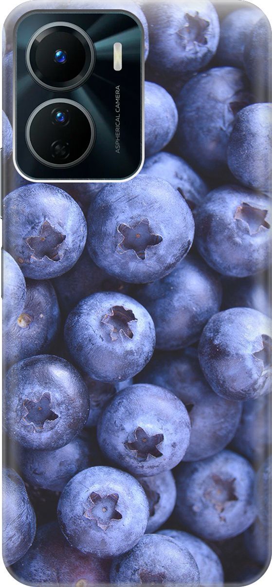 

Силиконовый чехол на Vivo Y16 с принтом "Ягодки", Синий;фиолетовый, 157755
