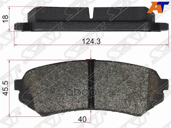 

Колодки тормозные зад TOYOTA LAND CRUISER 100/LEXUS LX470 98-07 SAT ST0446660070