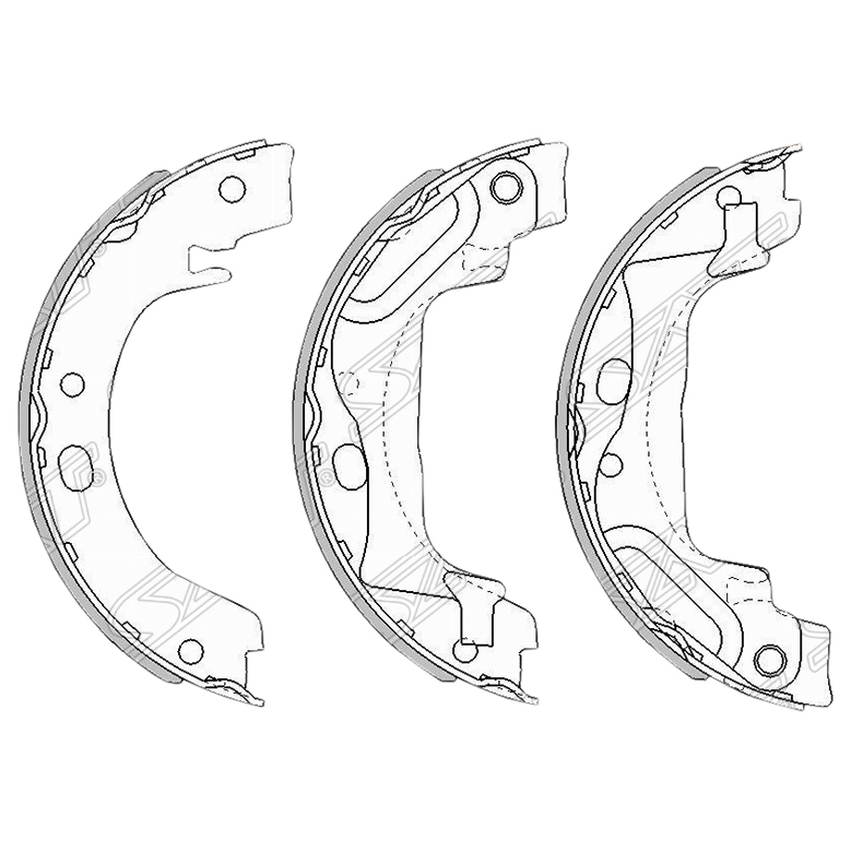 

Колодки ручного тормоза TOYOTA COROLLA ZZE121 01-07 LHD SAT ST0449502120