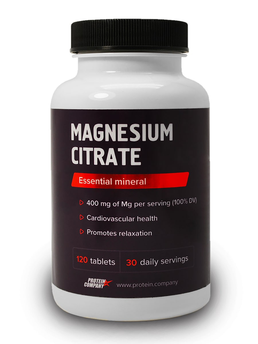 фото Magnesium citrate / protein.company / магния цитрат / таблетки / 30 порций / 120 таблеток