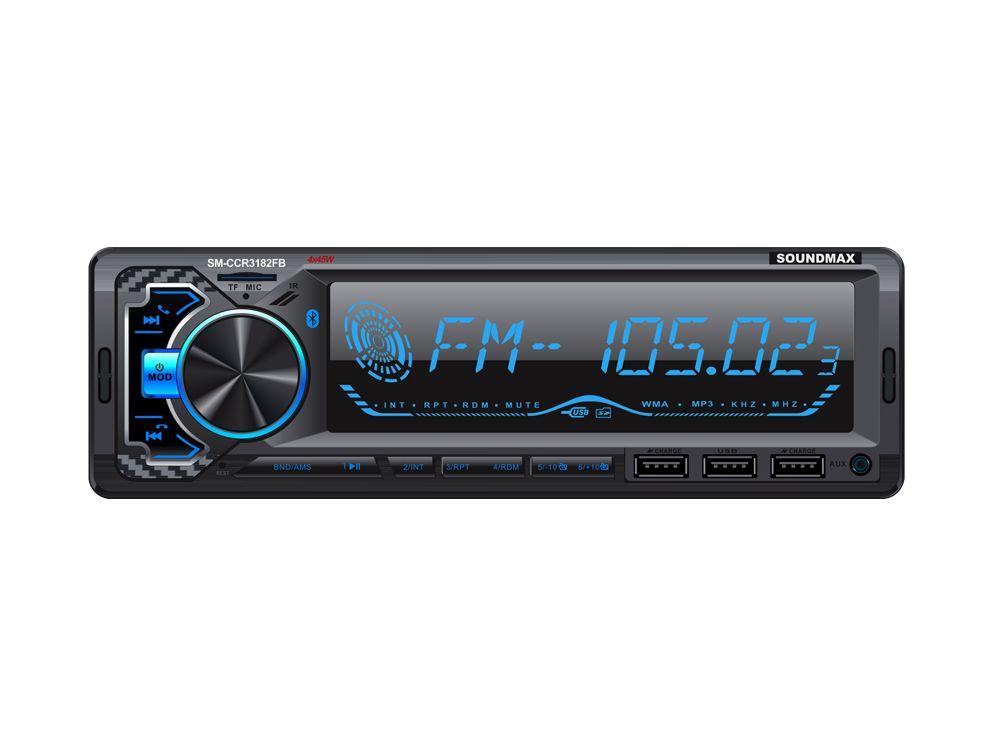 Автомагнитола Soundmax Sm-Ccr3182fb