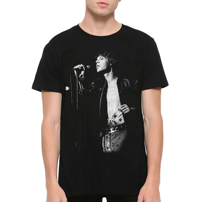 

Футболка мужская Dream Shirts Мик Джаггер 9899262222 черная L, Мик Джаггер 9899262222