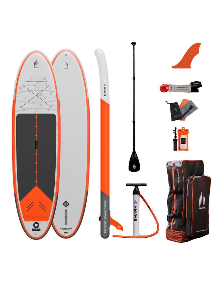 Сап борд надувной Shark All-Round Ride 2023, 10.6, 320x81x12 см