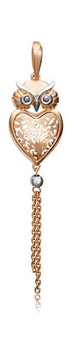 

Подвеска из золота PLATINA jewelry 03-3069-00-000-1111-48, 03-3069-00-000-1111-48