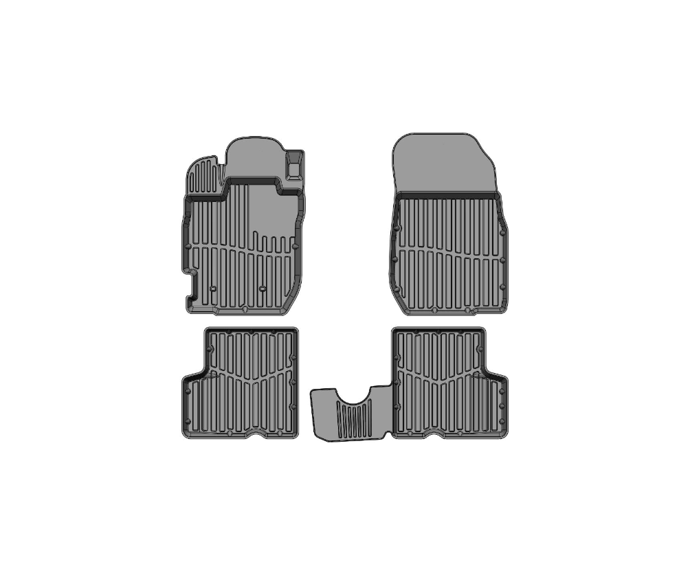 фото Коврики резиновые renault duster 3d premium 17- 4 шт. саранск srtk