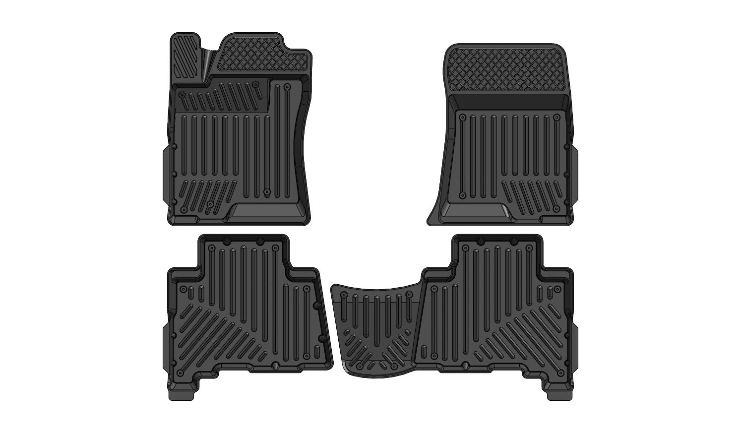 

Коврики резиновые Toyota Land Cruizer 150/120 Prado 4 шт. Саранск
