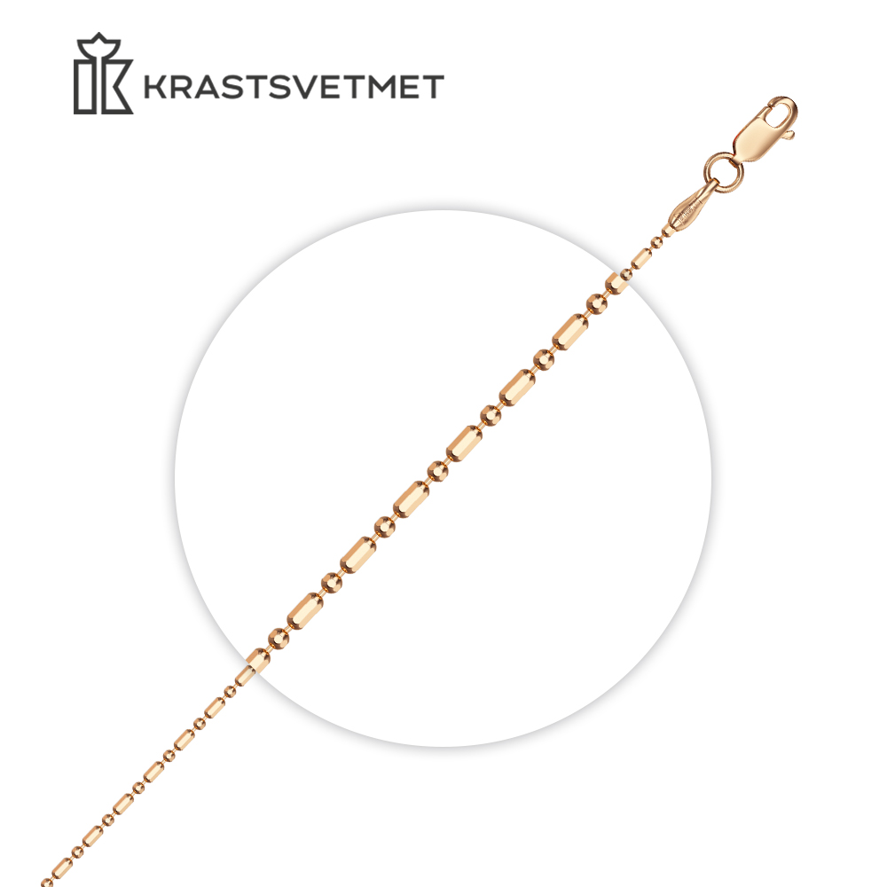 

Браслет из золота р. 19 Красцветмет НБ12-089d-1,2l, НБ12-089d-1,2l