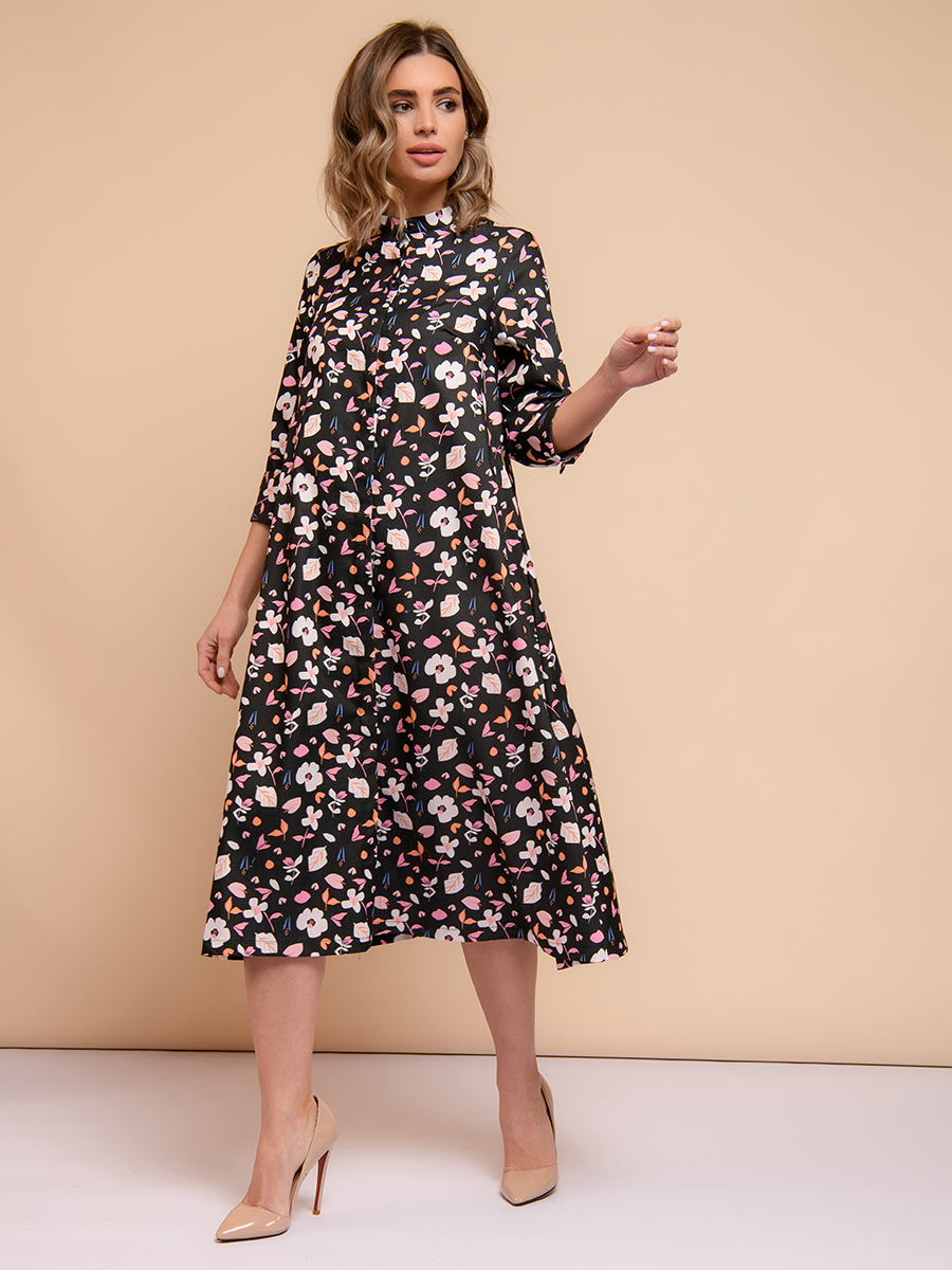 

Платье женское 1001dress 0132101-02377BK черное 42 RU