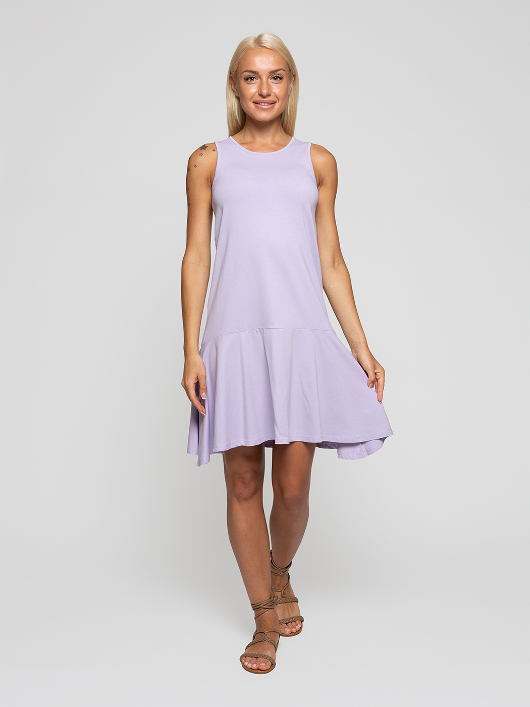 Платье женское Lunarable kelb025_ фиолетовое XS