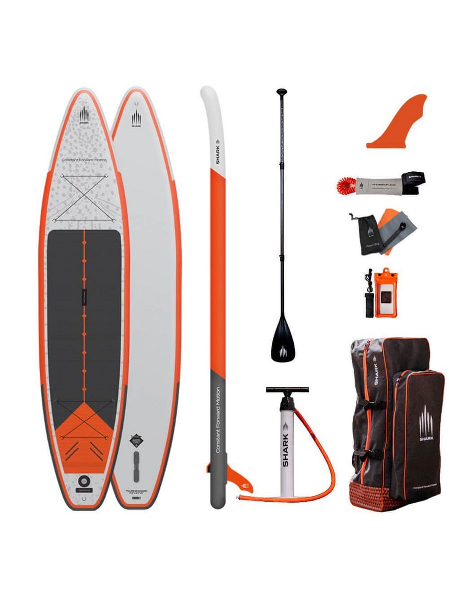 Сап борд надувной Shark Touring Xplor 2023, 12.6x34x6, 381x86x15 см