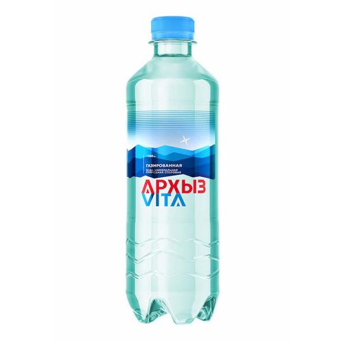 Вода минеральная Архыз газированная 05 л 40₽