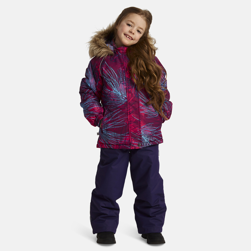 Комплект верхней одежды детский Huppa MARVEL, 34563-рисунок фуксия, темно-лиловый, 122