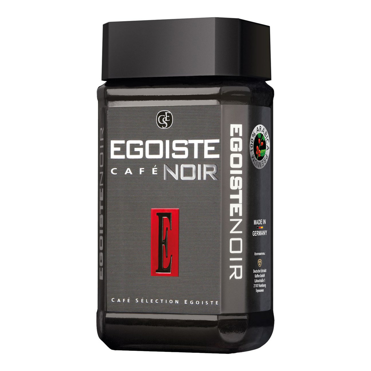 Кофе Egoiste Noir растворимый 100 г