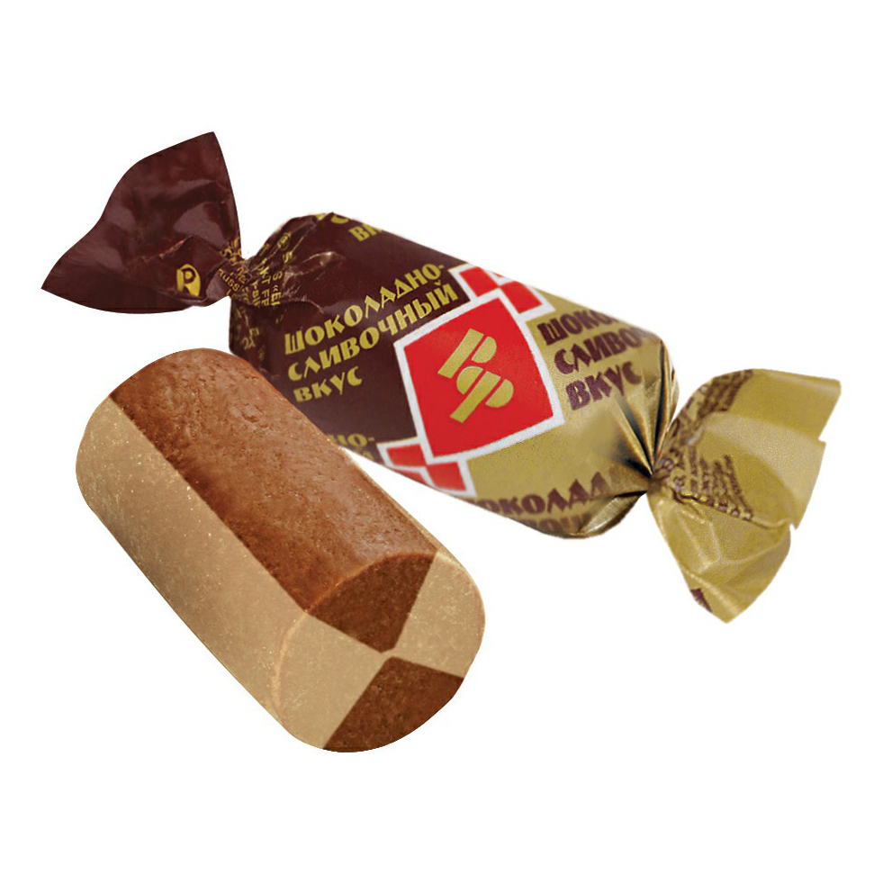 Конфеты Рот Фронт Батончики шоколадно-сливочный вкус