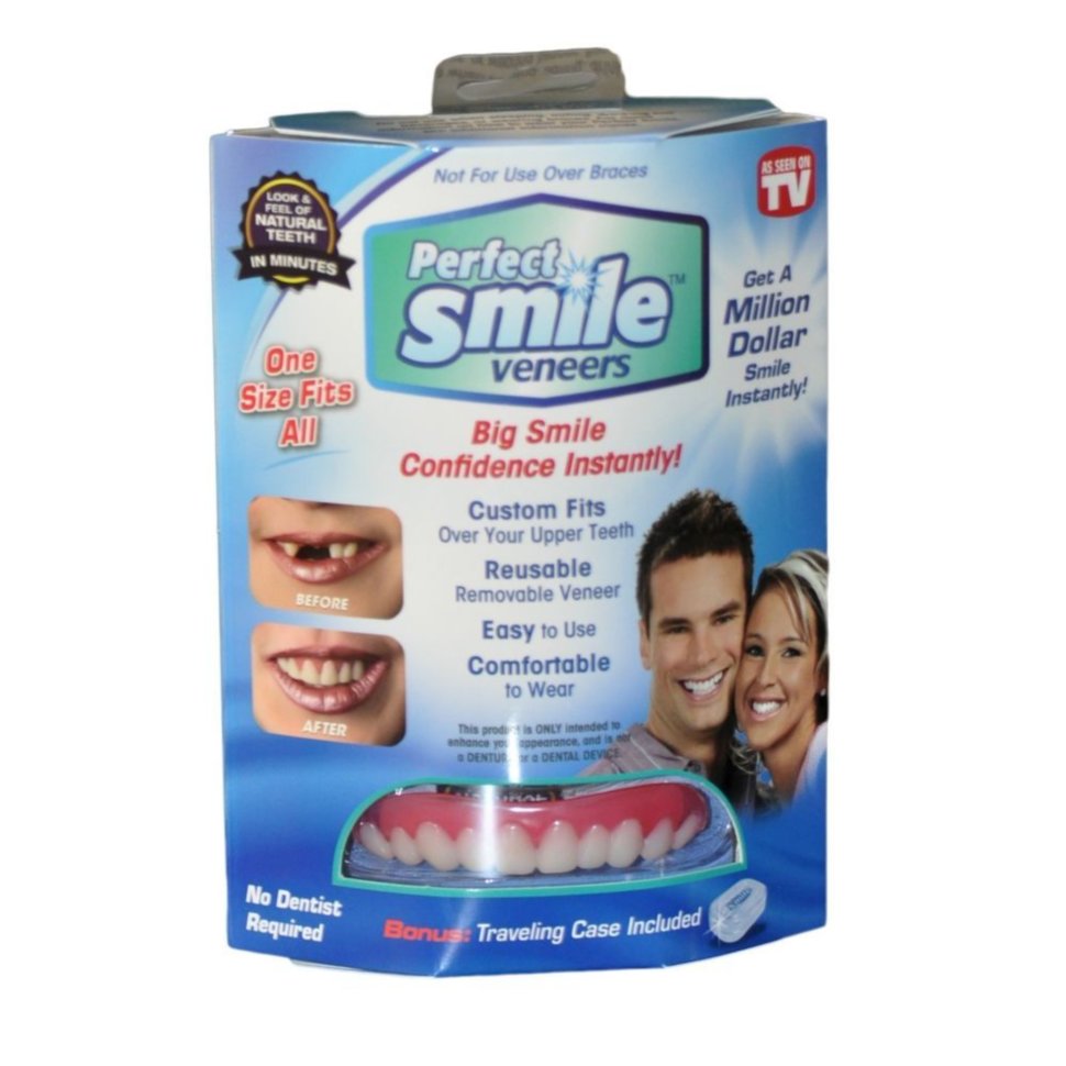 

Виниры для зубов Bestyday Perfect smile veneers белый, 3 шт.
