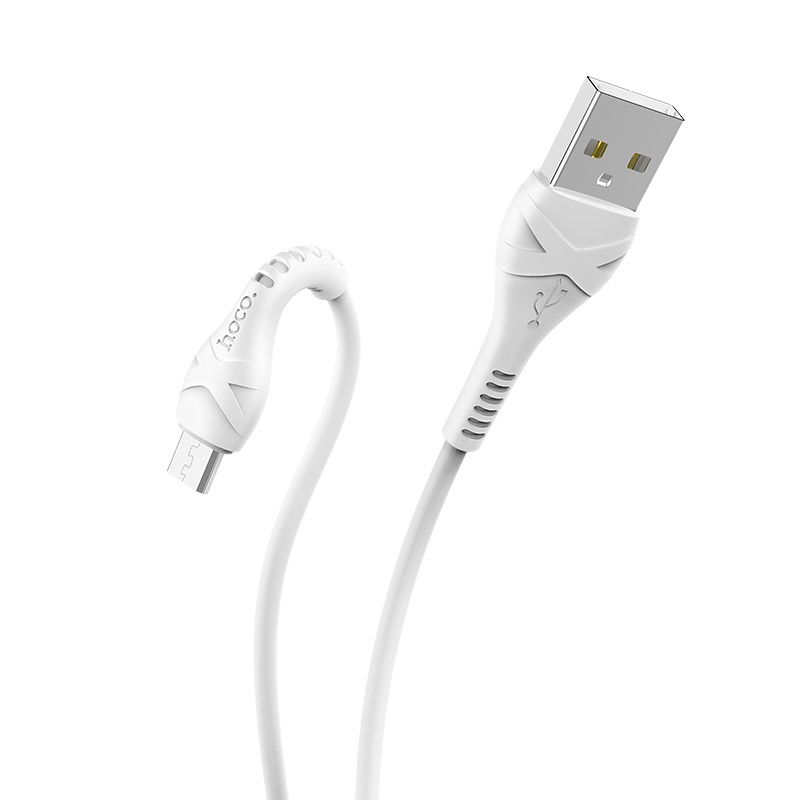 

Кабель Hoco X37 USB - Micro USB 2.4A, 1 м, 5 шт, белый