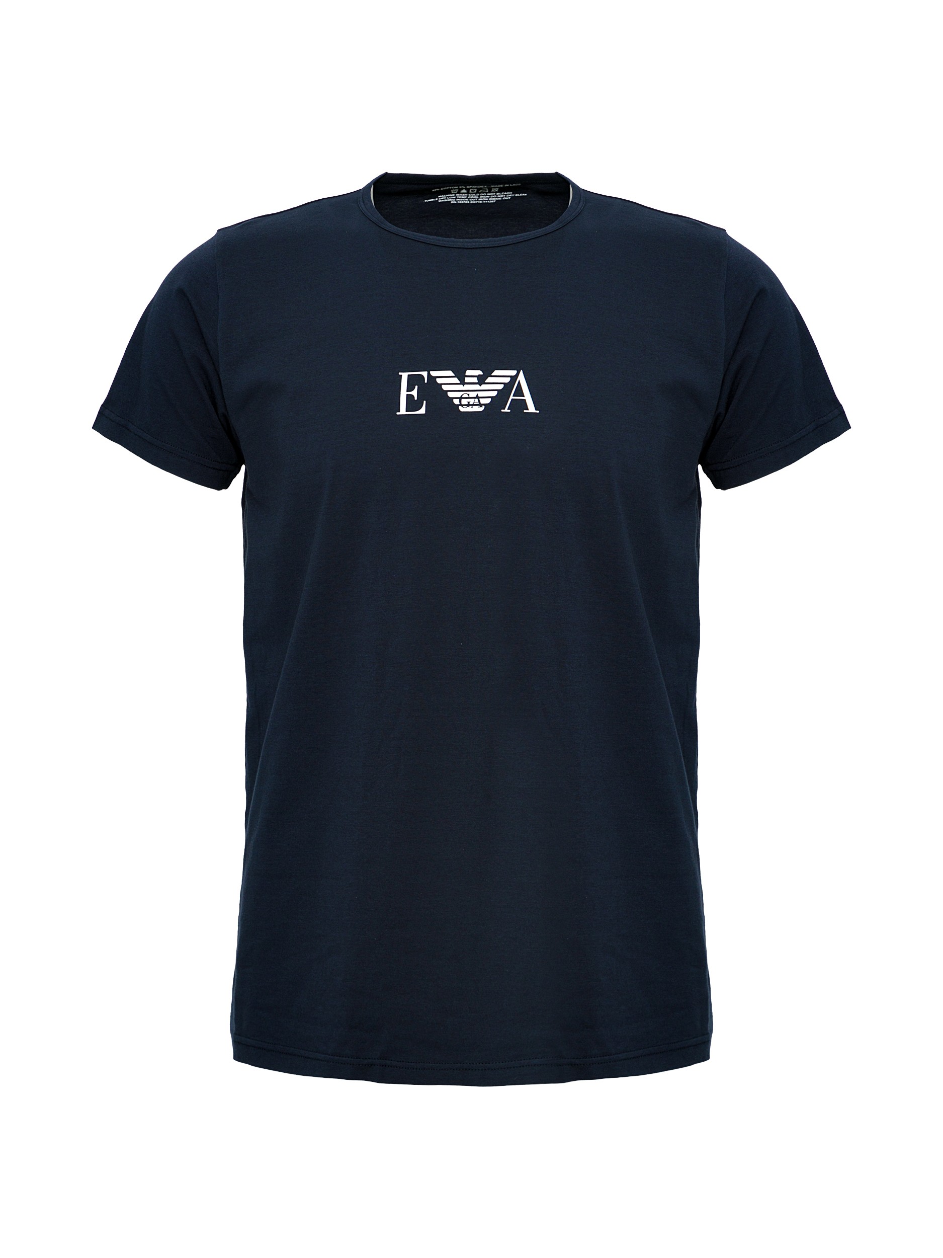 

Футболка мужская EA Underwear 111267CC715 синяя 48 RU, Синий, 111267CC715