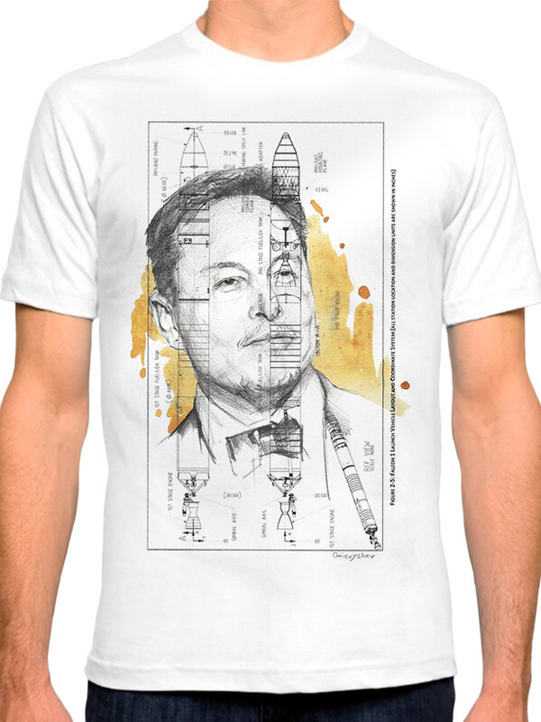 

Футболка мужская Dream Shirts Илон Маск белая XL, "Илон Маск"