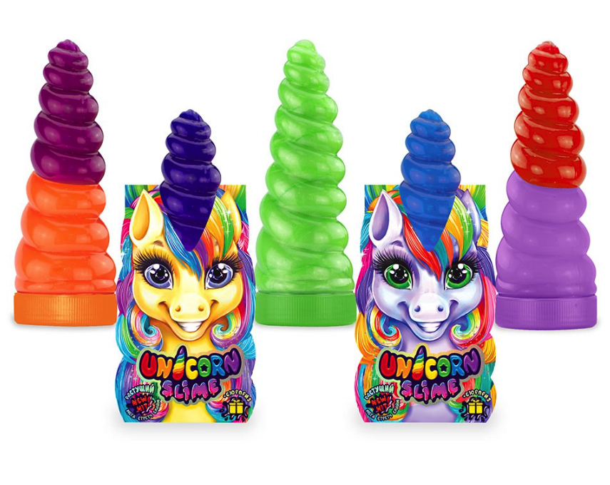 

Вязкая масса Unicorn Slime Рог (растущий)