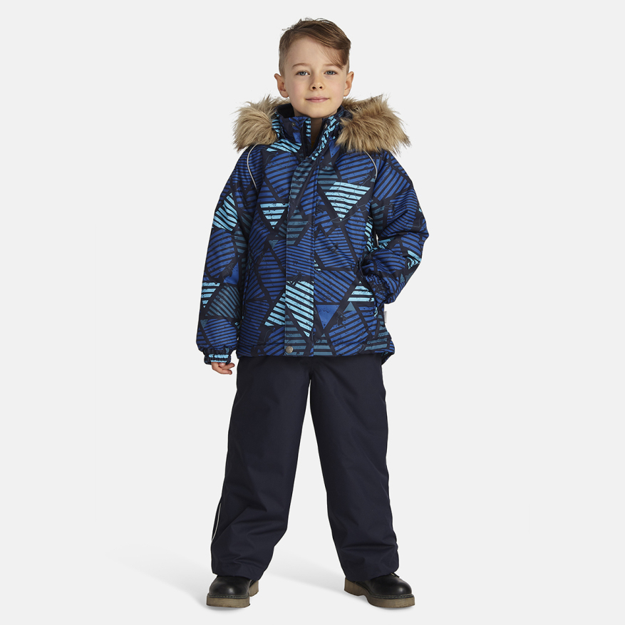 Комплект верхней одежды детский Huppa WINTER, 32525-классический синий, темно-синий, 140 брюки для мальчиков прямые в темно зеленом е