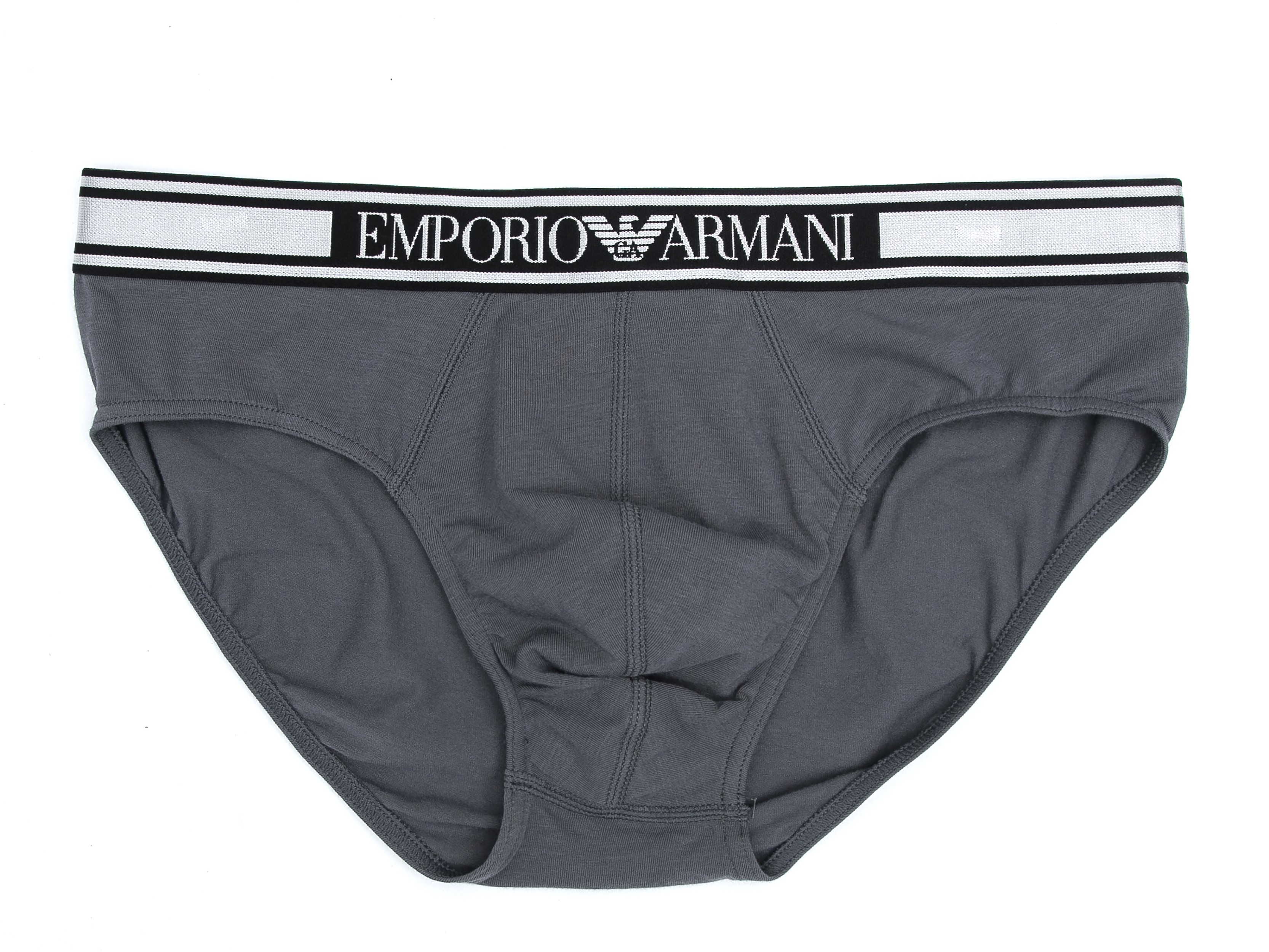 

Трусы мужские EA Underwear 1108140A512 серые 52 RU, Серый, 1108140A512