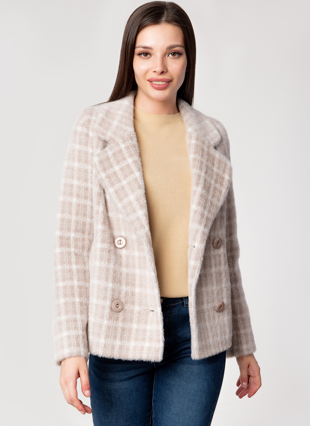 

Пальто женское Каляев 59774 бежевое 40 RU, Бежевый, 59774