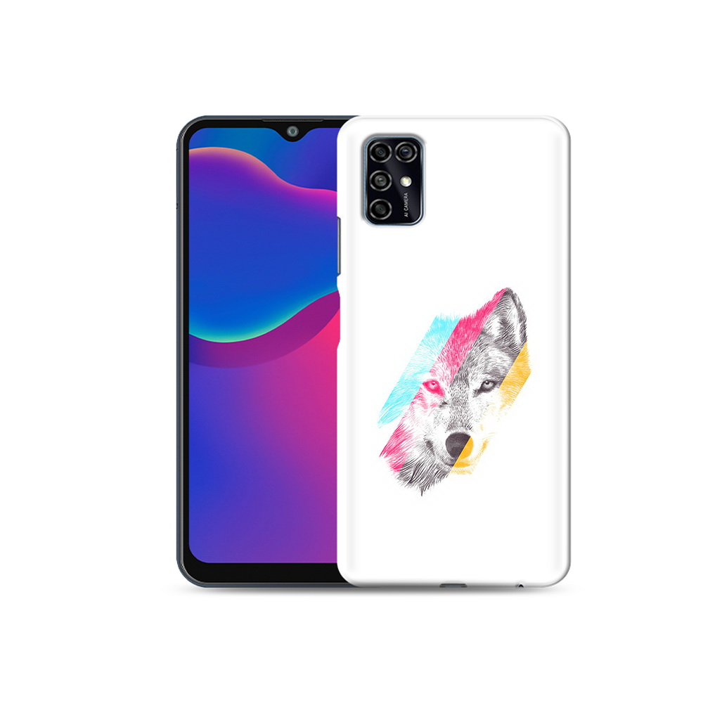 

Чехол MyPads Tocco для ZTE Blade V2020 Smart волк градиент (PT156449.459.268), Прозрачный, Tocco