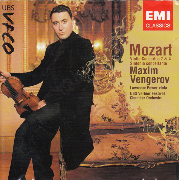 Mozart, Violin Concertos Nos. 2/4. Sinfonia Concertante K.364 - Vengerov (1 CD)