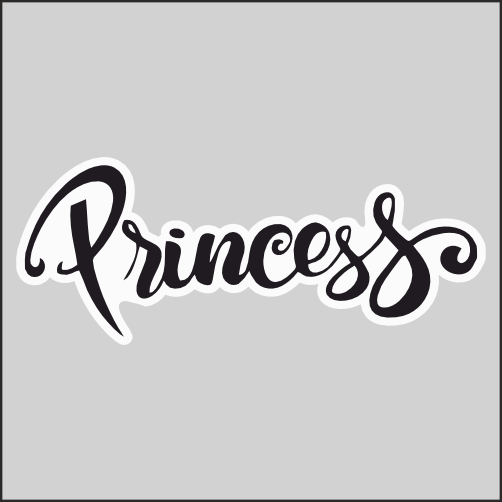 

Наклейка Наклейки за Копейки Princess 10х4см 4шт, ННН-WB-128-10