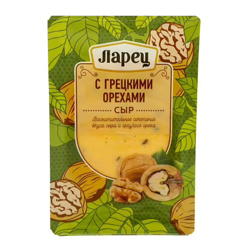 

Сыр полутвердый Ларец с грецкими орехами 50% 125 г