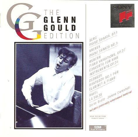 

Berg / Krenek / Webern / Ravel - Piano Works. Gould (1 CD)