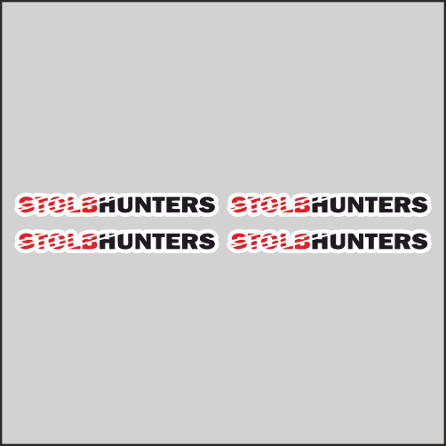 

Наклейка Наклейки за Копейки Stolb Hunters 10х1см 4шт, ННН-WB-146-10