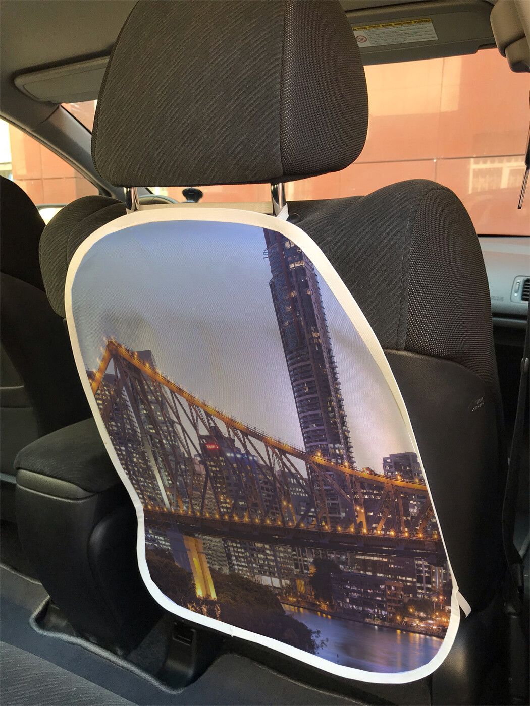 

Накидка на спинку сиденья JoyArty Подсветка моста, 45х62, Подсветка моста