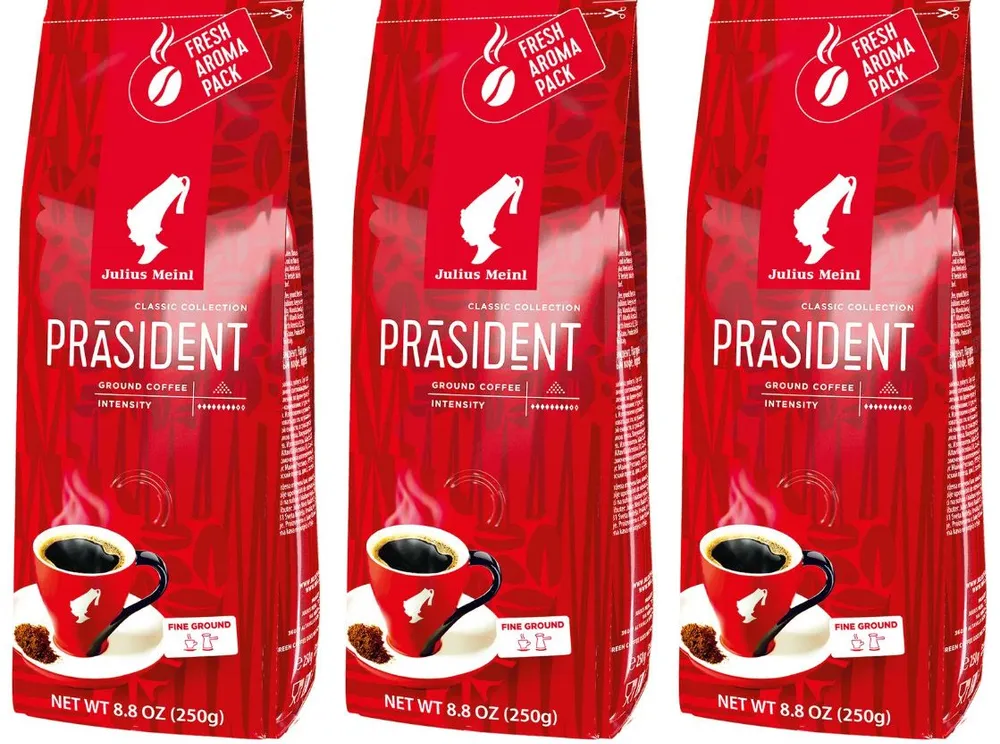 Кофе молотый Julius Meinl Prasident Classic Collection, 250 г х 3 шт