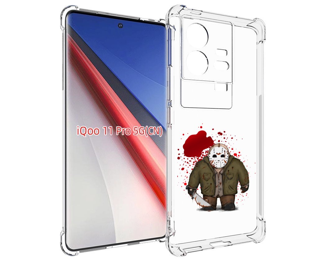 

Чехол бампер MyPads джейсон для Vivo iQOO 11 Pro противоударный, Прозрачный, Tocco