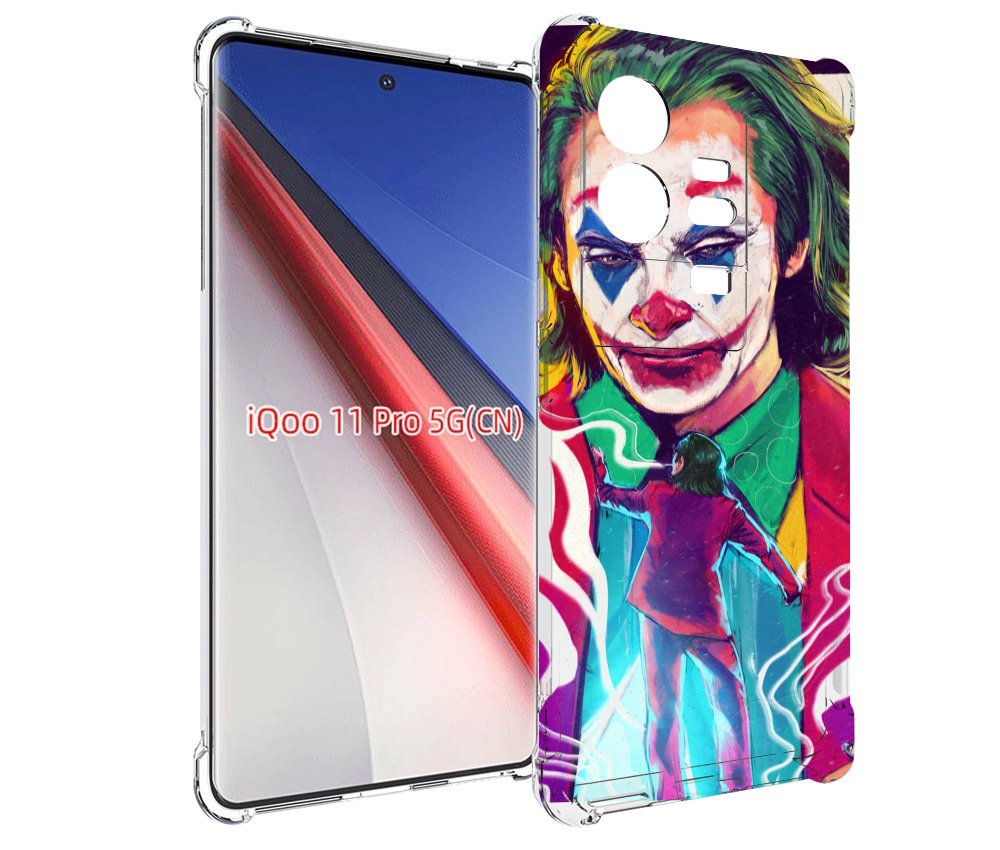 

Чехол бампер MyPads джокер-у-джокера для Vivo iQOO 11 Pro против..., Прозрачный, Tocco