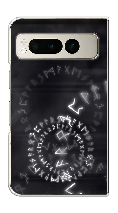 

Чехол на Google Pixel Fold "Руны", Серый;черный, 271850-1