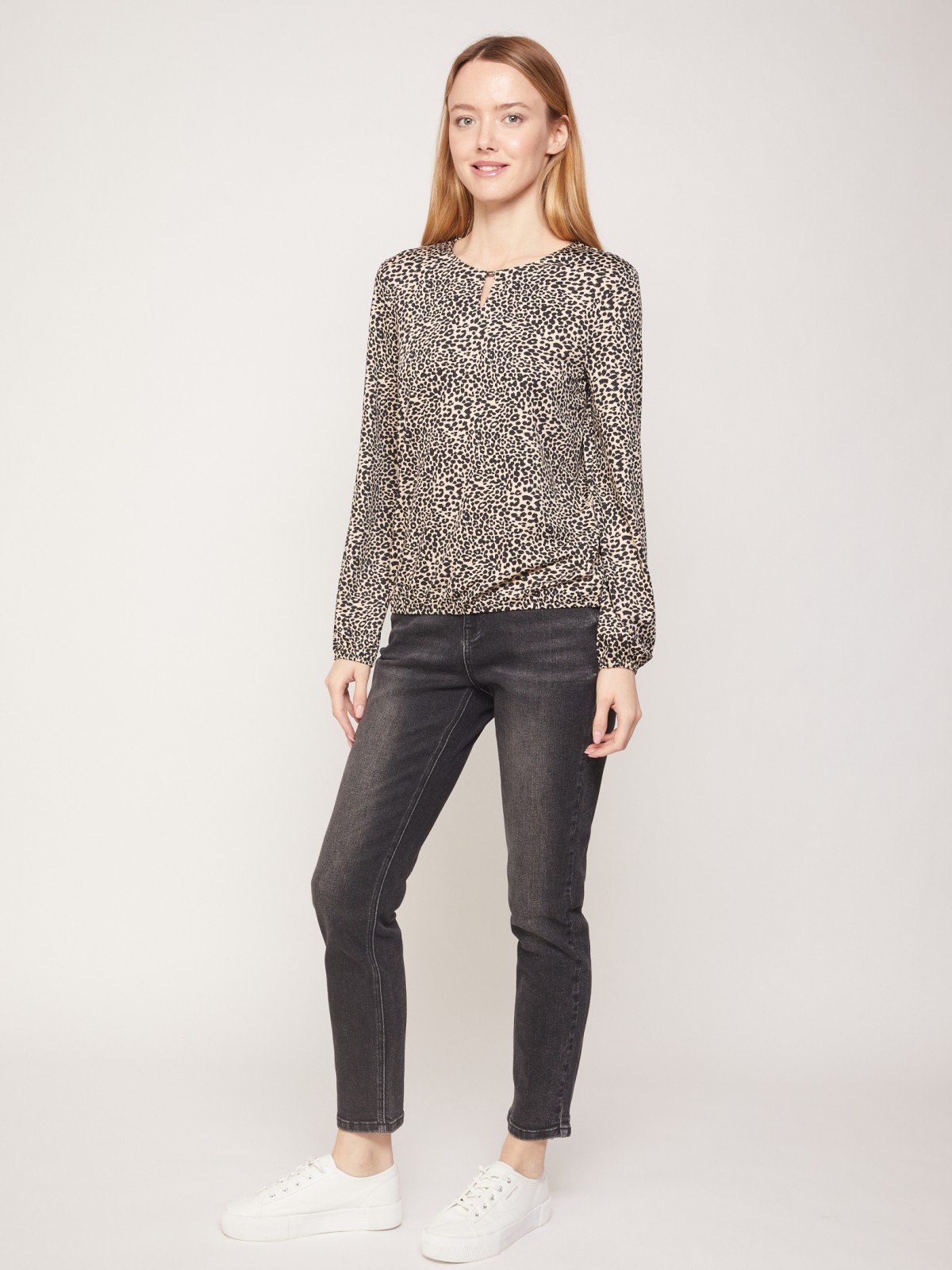 

Блуза женская Zolla 02133312L02219P0 бежевая XXL, 02133312L02219P0